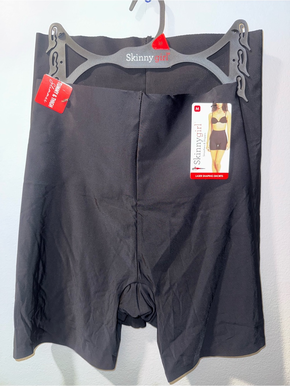 Skinnygirl Black High-Rise Shapewear Shorts size M